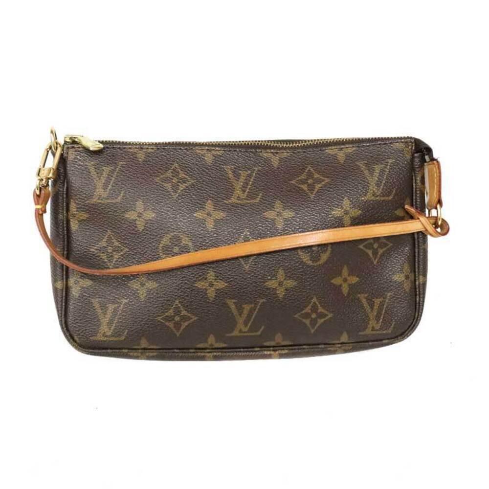 Louis Vuitton Pochette Accessoires Brown Monogram Accessory Clutch